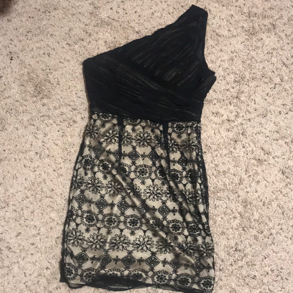 ModCloth One Shoulder Formal Dress
